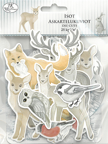 25 kpl Glitter-paperia Leikkaava kortti